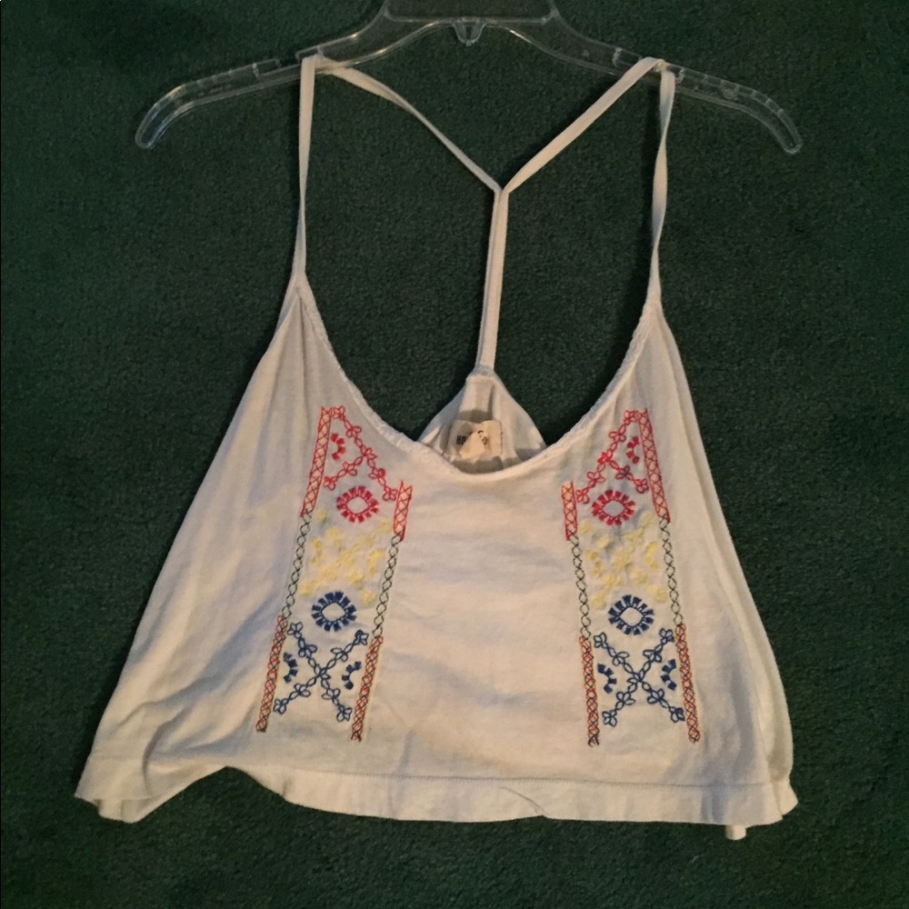 A Hollister crop top.